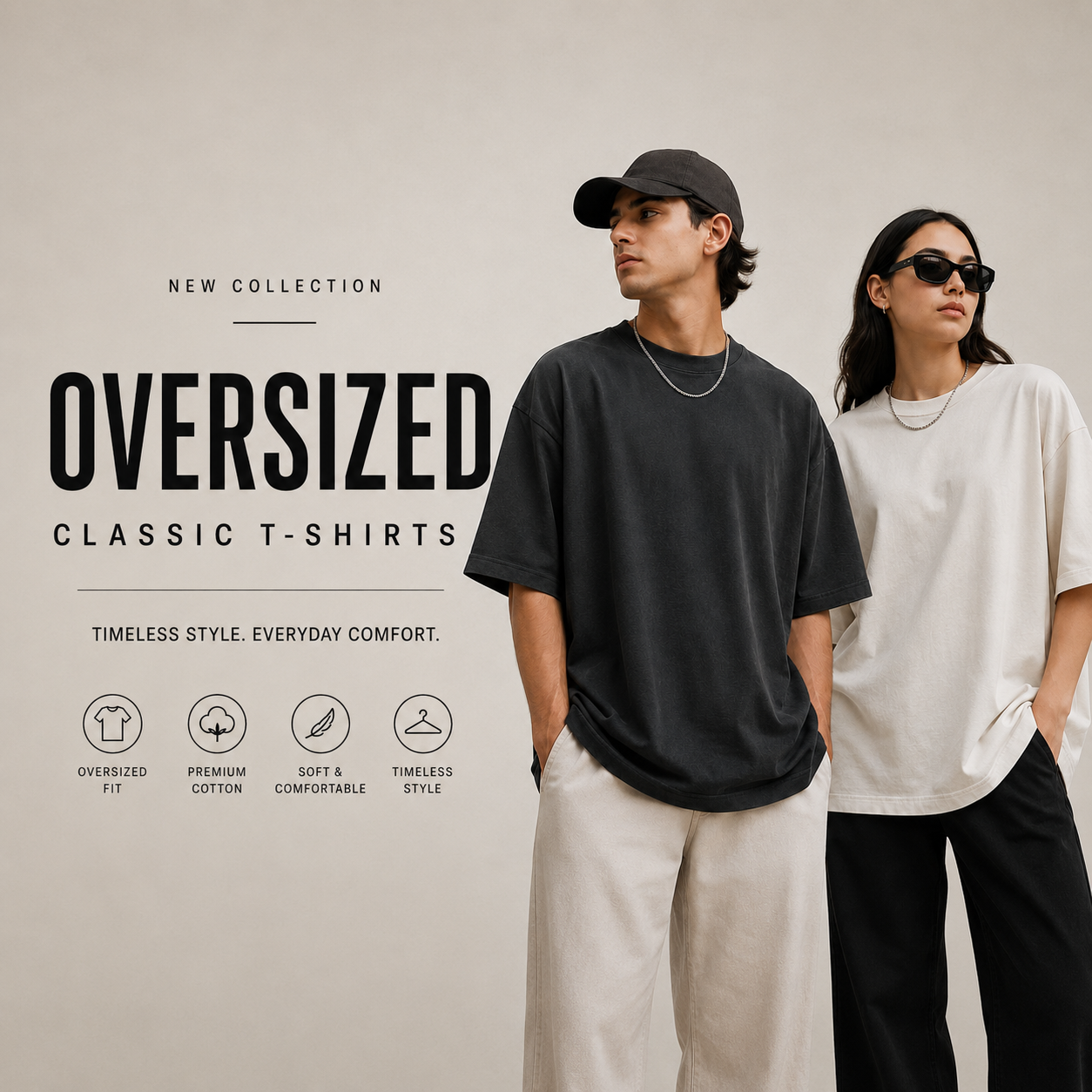 OverSized Classic T-Shirts